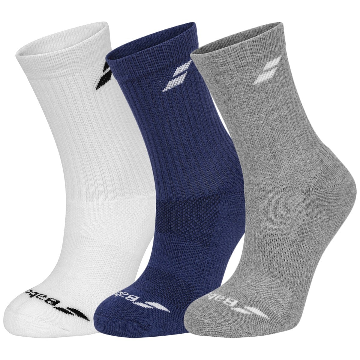 Chaussettes Babolat x3 Couleurs