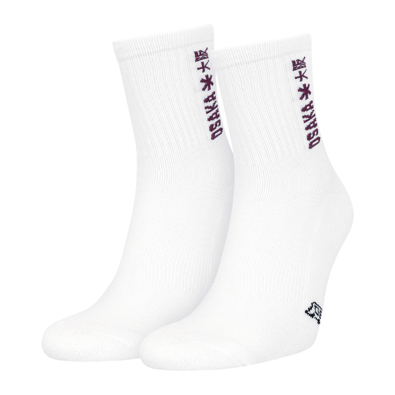 Chaussettes Osaka Duo Blanc/Rouge