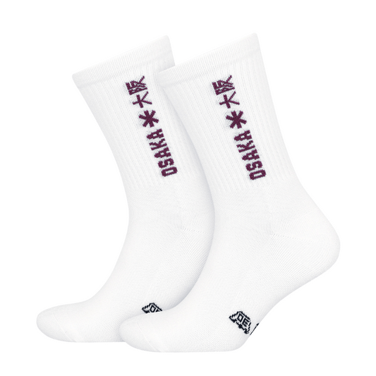 Chaussettes Osaka Duo Blanc/Rouge