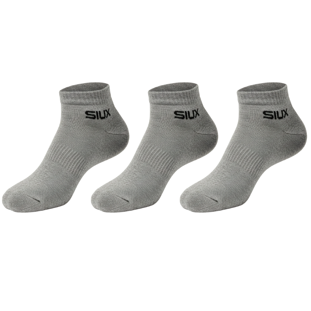 Chaussettes Siux Basic Short Gris x3 - Esprit Padel Shop