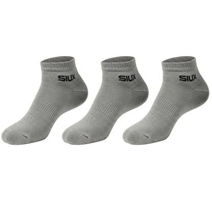 Chaussettes Siux Basic Short Gris x3 - Esprit Padel Shop