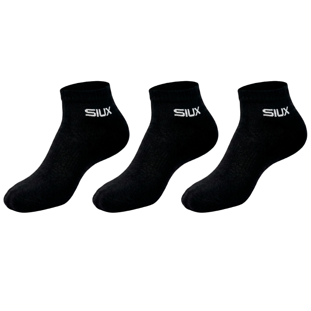 Chaussettes Siux Basic Short Noir x3 - Esprit Padel Shop