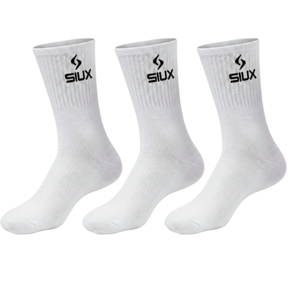 Chaussettes Siux Basic High Blanc x3 - Esprit Padel Shop