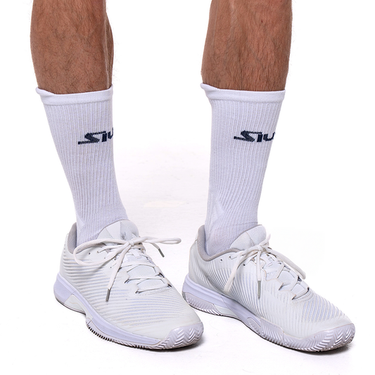 Chaussettes Siux Reveal High Blanc/Bleu x2