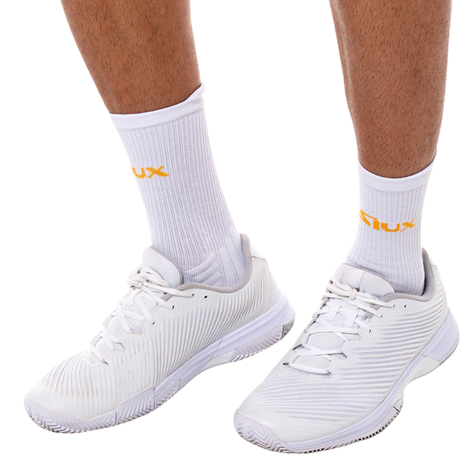 Chaussettes Siux Reveal High Blanc/Jaune x2