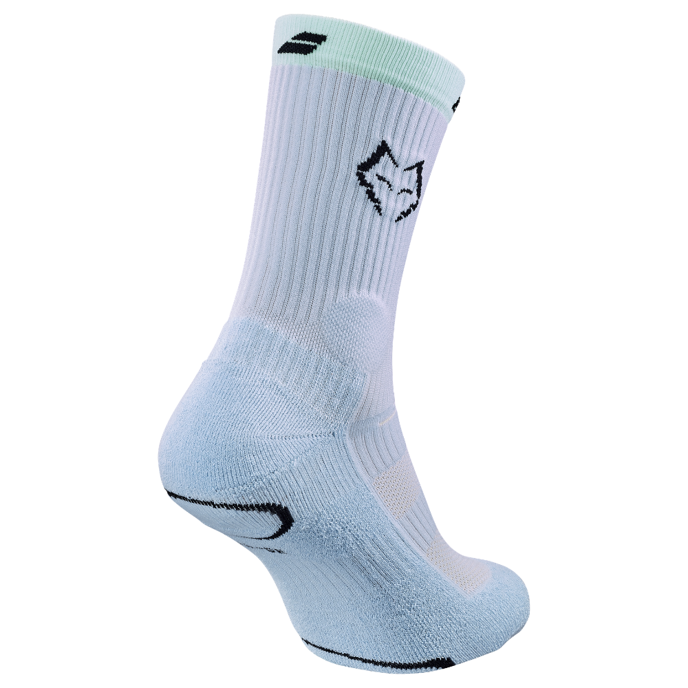 Chaussettes Babolat Mid-Calf Socks Lebron Bleu Clair - Esprit Padel Shop