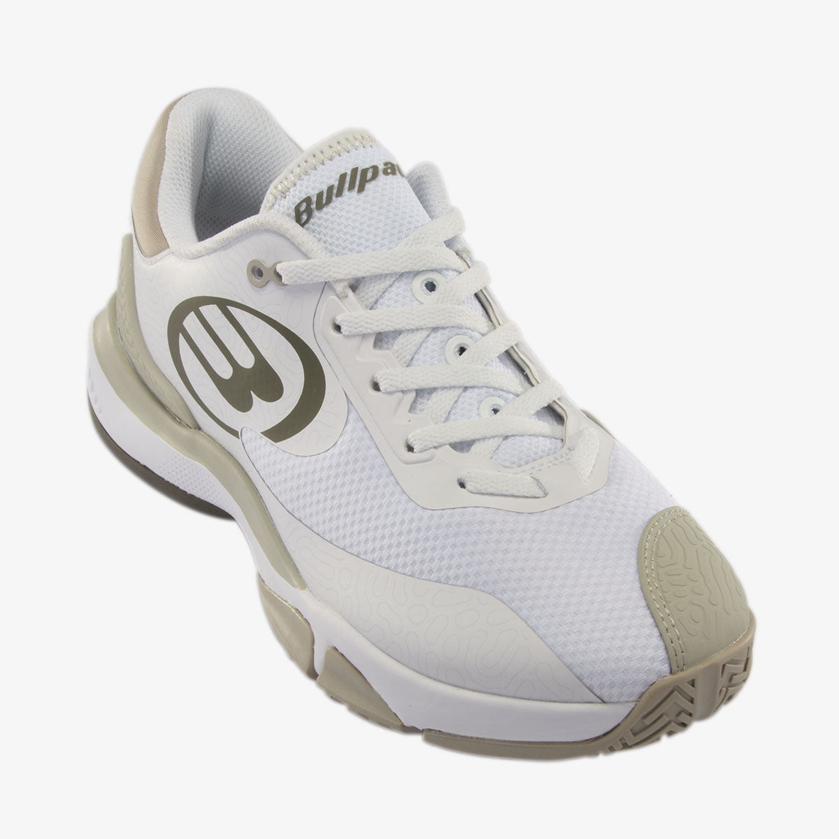 Chaussures de padel Femme Bullpadel Flow hybrid Fly 22I Blanc/Kaki