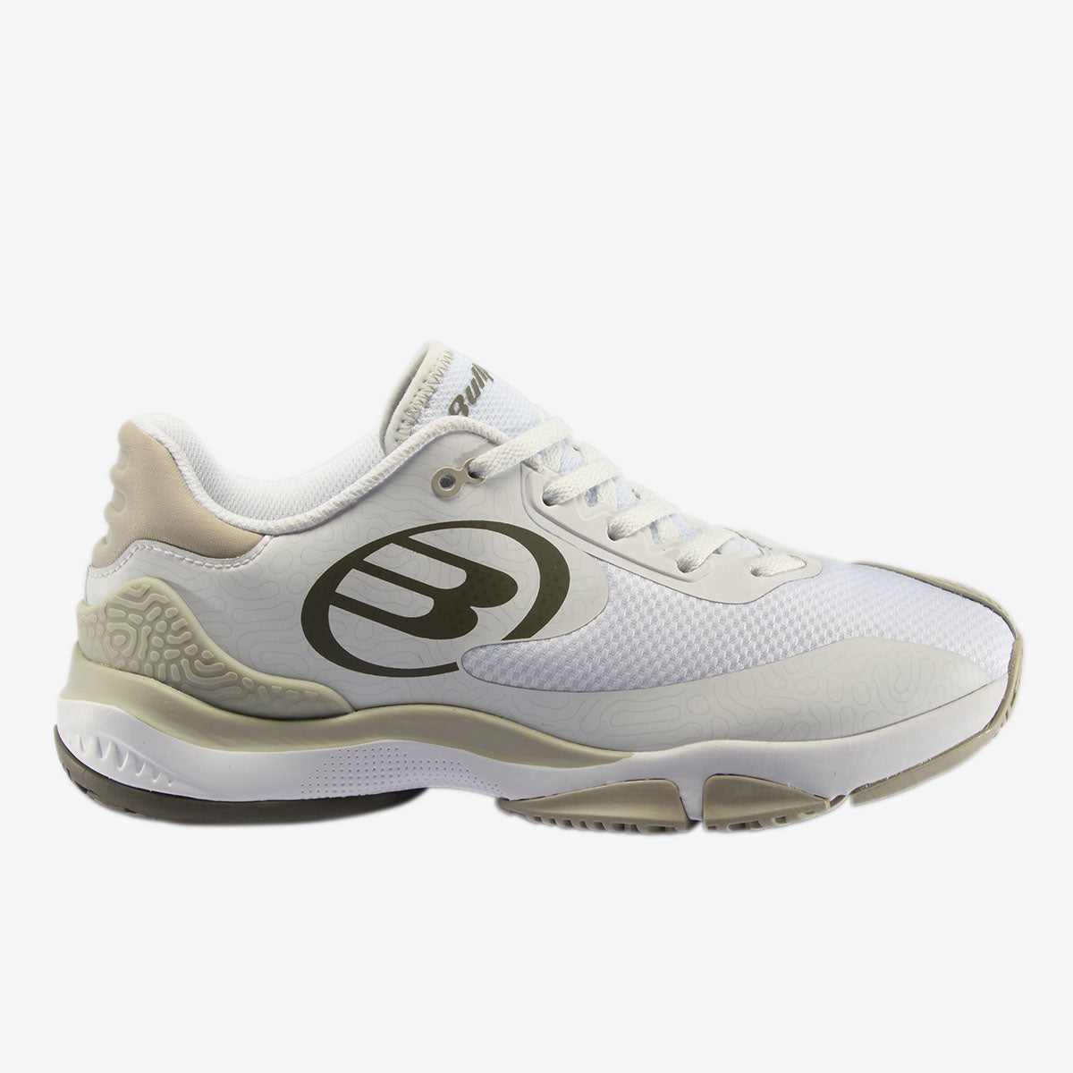 Chaussures de padel Femme Bullpadel Flow hybrid Fly 22I Blanc/Kaki