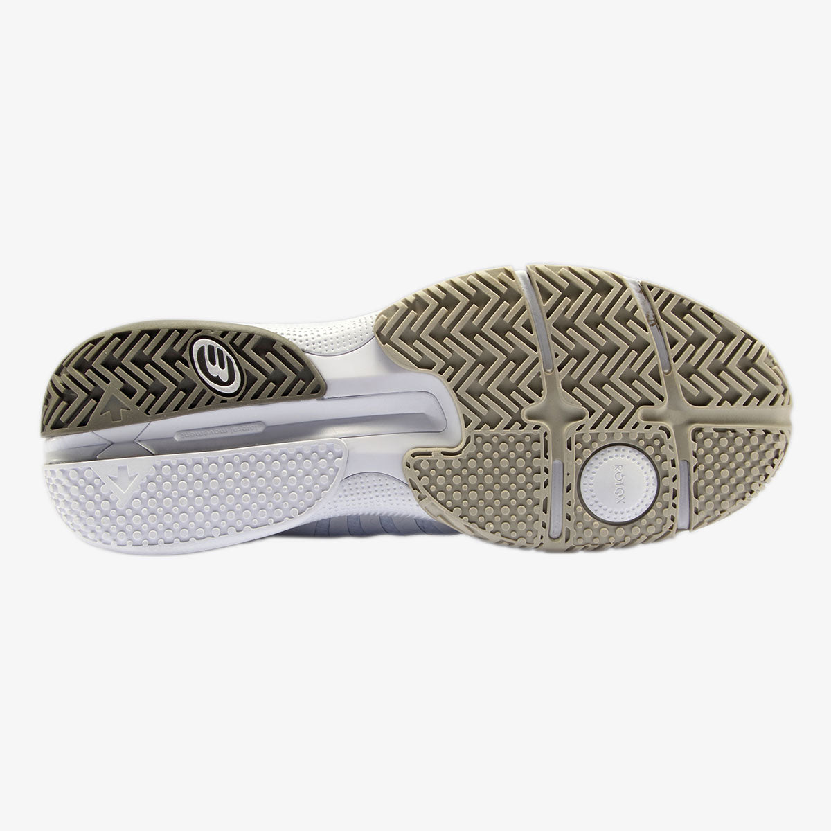 Chaussures de padel Femme Bullpadel Flow hybrid Fly 22I Blanc/Kaki