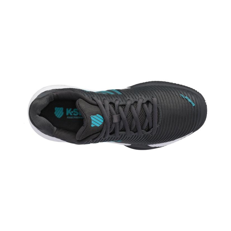 Chaussures de padel Junior K-Swiss Hypercourt EXP 2 HB Noir/Bleu