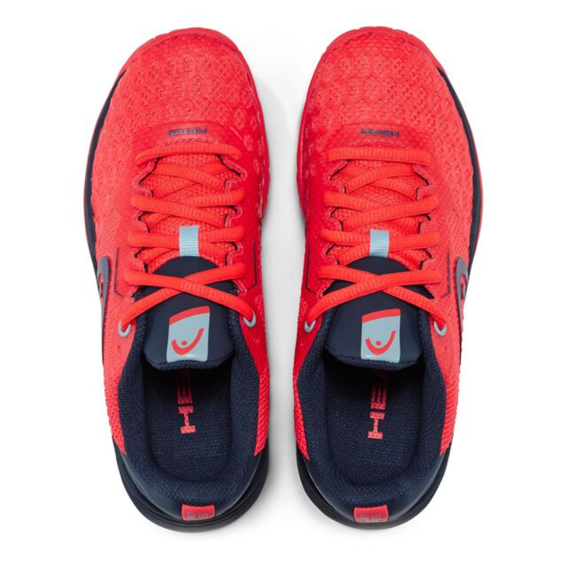 Chaussures de padel Junior Head Revolt Pro 3.5 Clay Rouge/Bleu