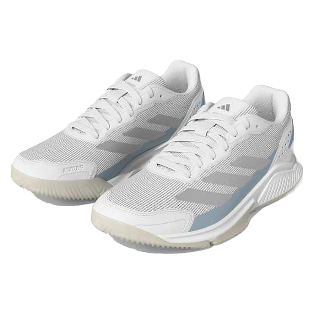 Chaussures de padel Femme Adidas Courtquick Blanc/Bleu - Esprit Padel Shop