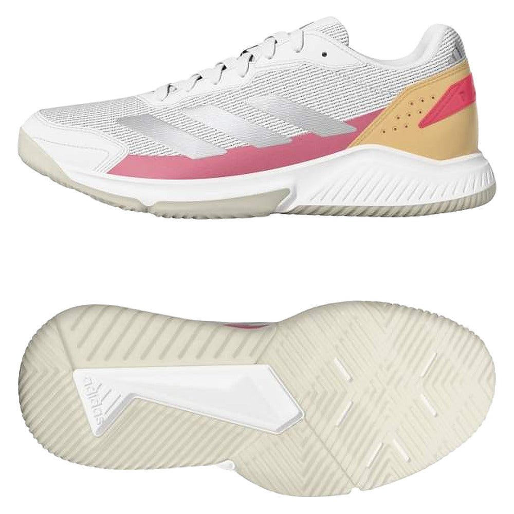 Chaussures de padel Femme Adidas Courtquick Blanc/Rose - Esprit Padel Shop