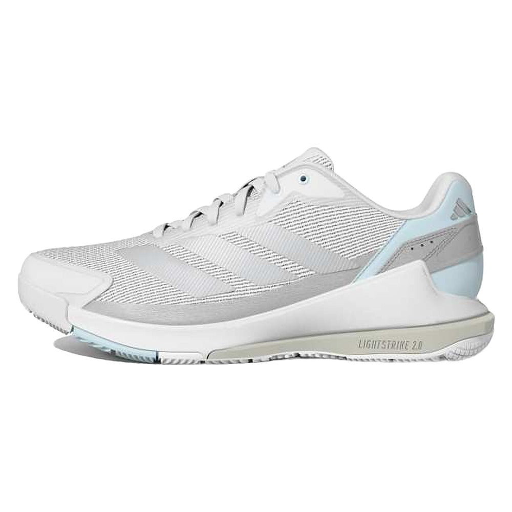 Chaussures de padel Femme Adidas Crazyquick LS Blanc/Bleu Clair - Esprit Padel Shop
