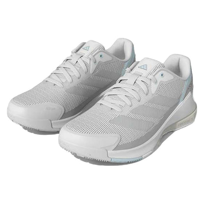 Chaussures de padel Femme Adidas Crazyquick LS Blanc/Bleu Clair - Esprit Padel Shop