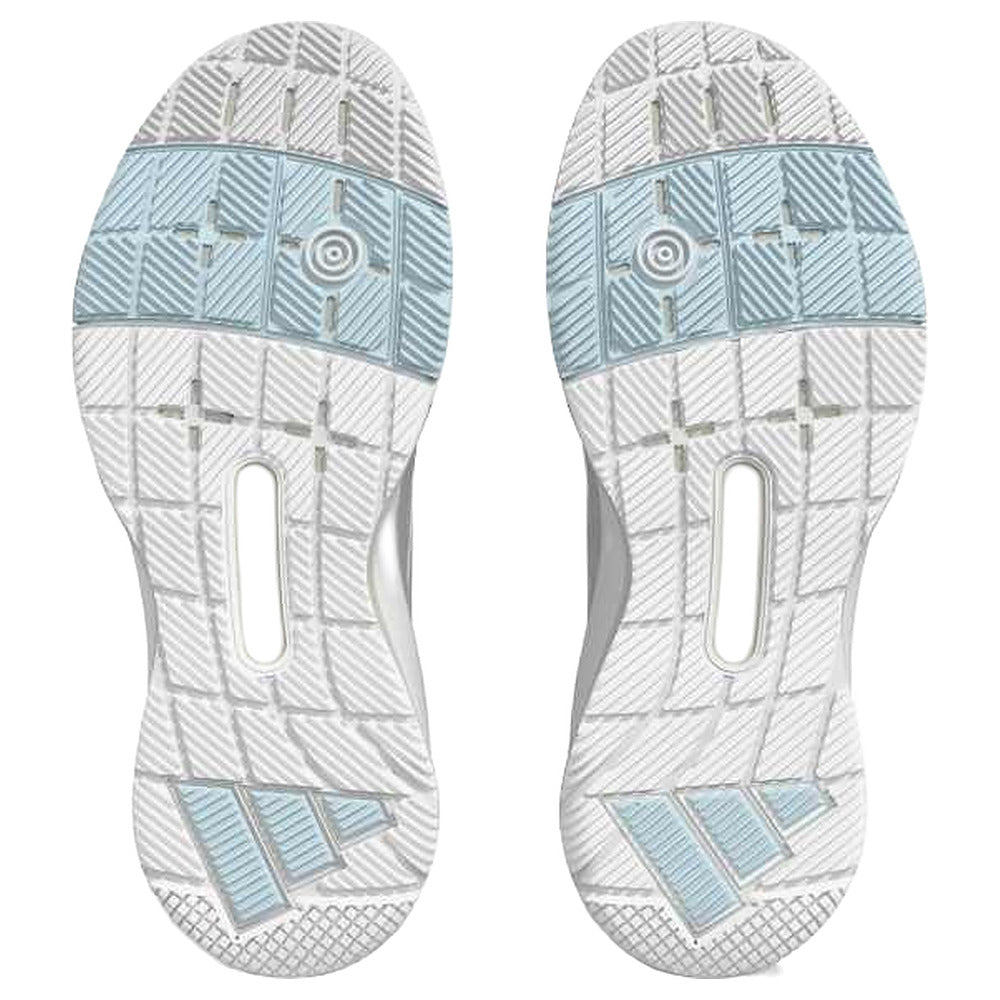 Chaussures de padel Femme Adidas Crazyquick LS Blanc/Bleu Clair - Esprit Padel Shop