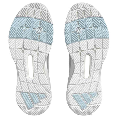 Chaussures de padel Femme Adidas Crazyquick LS Blanc/Bleu Clair - Esprit Padel Shop