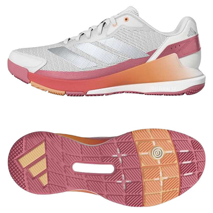 Chaussures de padel Femme Adidas Crazyquick LS Blanc/Rose - Esprit Padel Shop