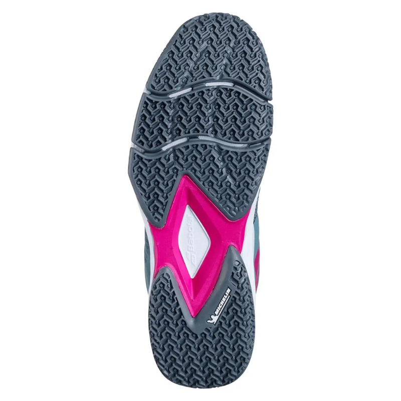 Chaussures de padel Femme Babolat Sensa Vert/Rose