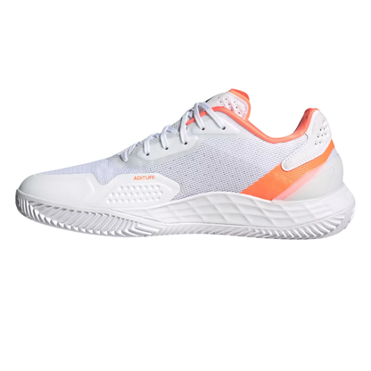 Chaussures de padel Homme Adidas Defiant Speed 2 Blanc/Orange