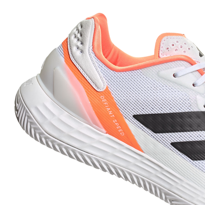 Chaussures de padel Homme Adidas Defiant Speed 2 Blanc/Orange