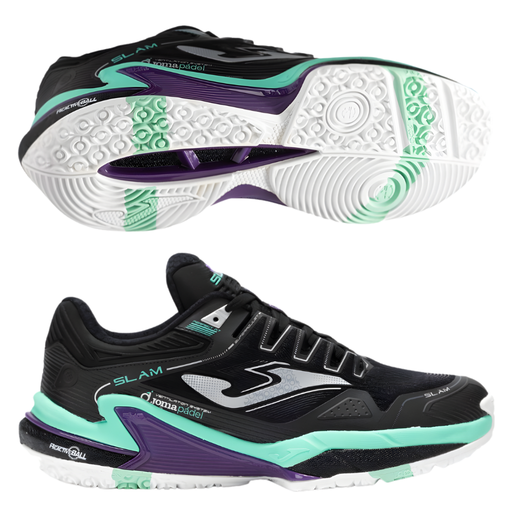 Chaussures de padel Homme Joma Slam Men Noir