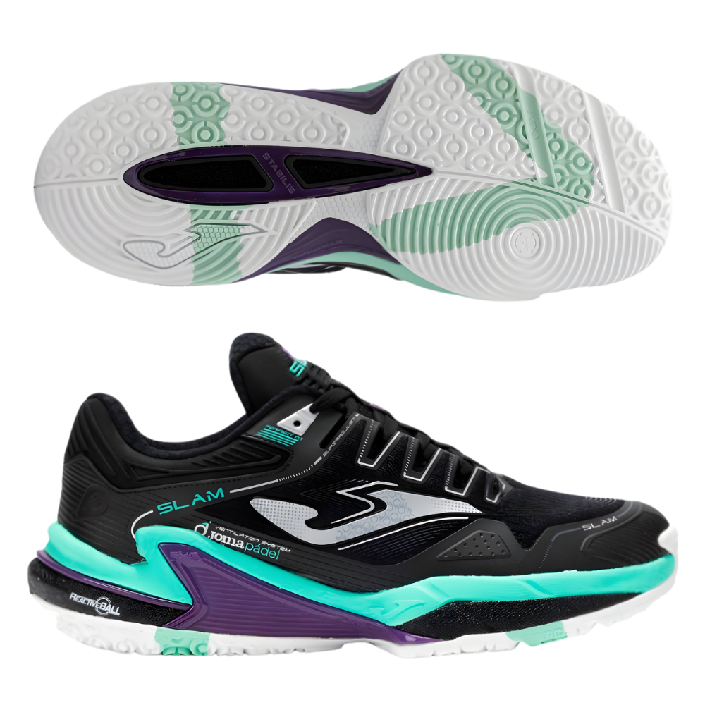 Chaussures de padel Homme Joma Slam Men Noir