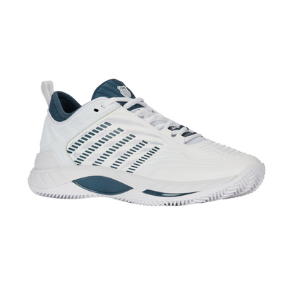 Chaussures de padel Homme K-Swiss Hypercourt Supreme 2 Clay Blanc/Bleu