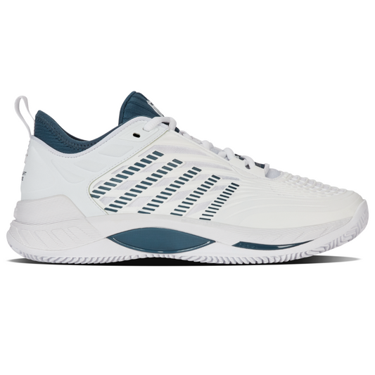 Chaussures de padel Homme K-Swiss Hypercourt Supreme 2 Clay Blanc/Bleu
