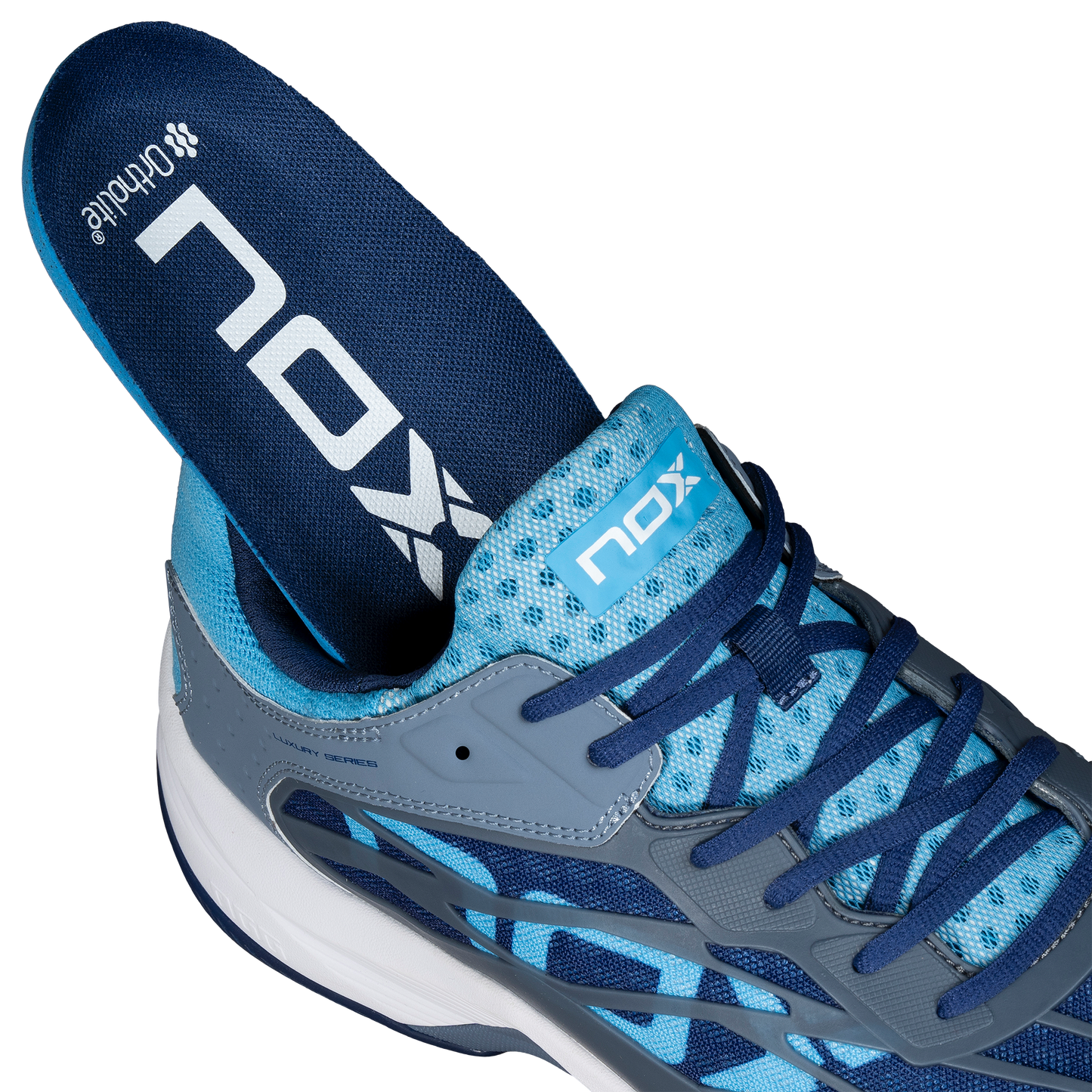 Chaussures de padel Homme Nox AT10 Lux Gris/Bleu