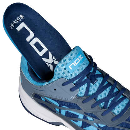 Chaussures de padel Homme Nox AT10 Lux Gris/Bleu