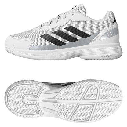 Chaussures de padel Junior Adidas Crazyquick Blanc/Noir - Esprit Padel Shop