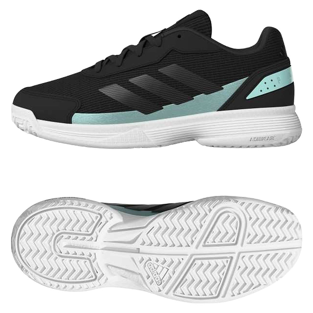 Chaussures de padel Junior Adidas Crazyquick Noir/Bleu - Esprit Padel Shop