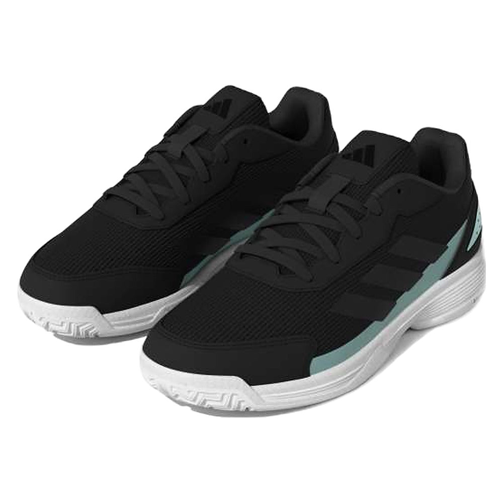 Chaussures de padel Junior Adidas Crazyquick Noir/Bleu - Esprit Padel Shop