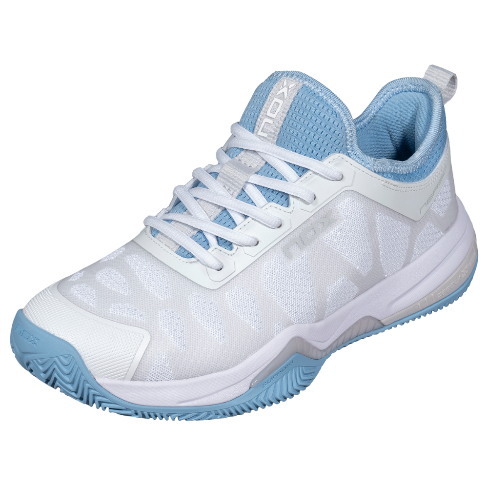 Chaussures de padel Unisexe Nox Nerbo Blanc/Bleu