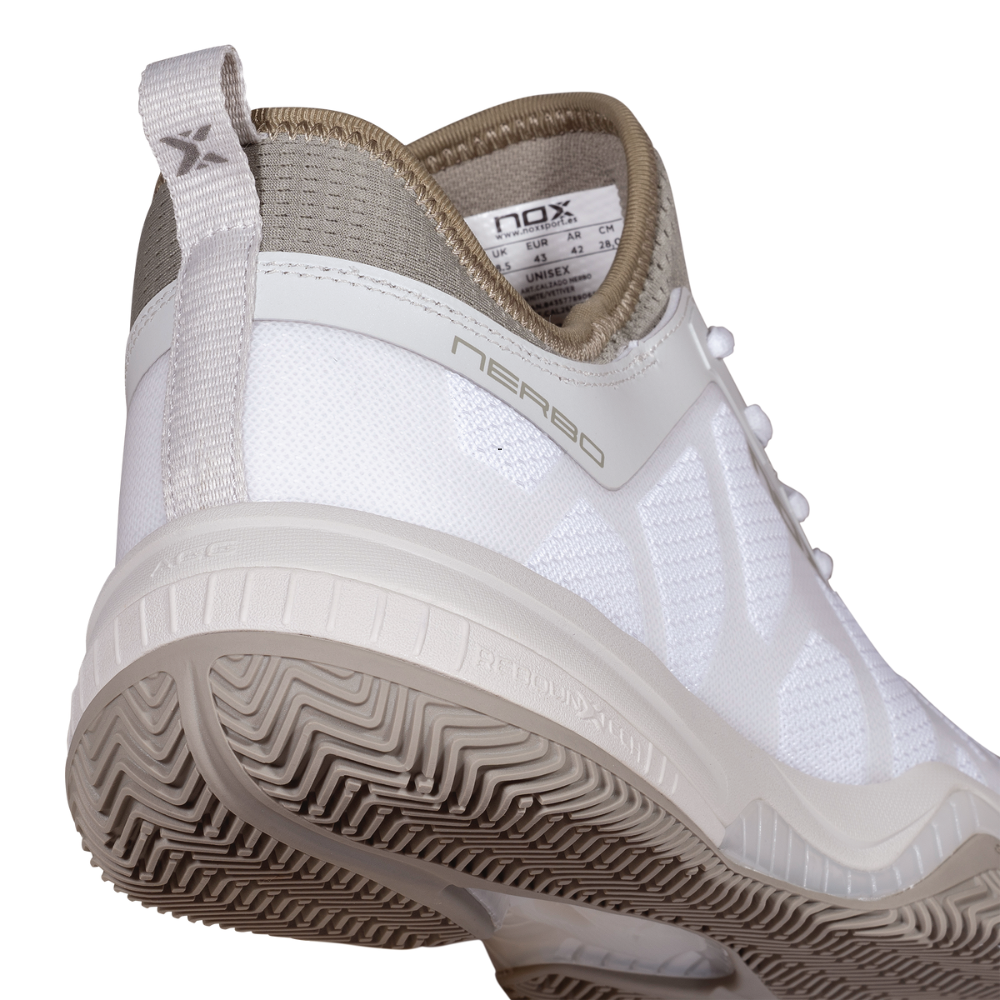 Chaussures de padel Unisexe Nox Nerbo Blanc/Marron