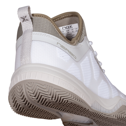 Chaussures de padel Unisexe Nox Nerbo Blanc/Marron