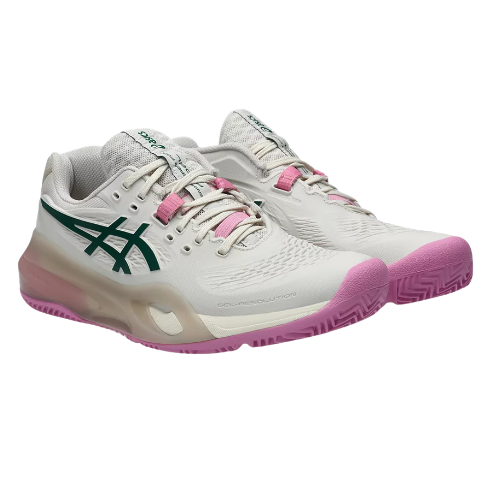 Chaussures de padel Femme Asics Gel-Resolution X Padel Blanc/Rose