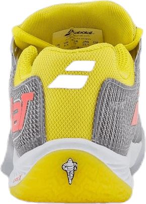 Chaussures de padel Babolat Jet Premura Femme jaune/gris