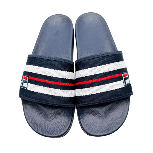 Claquettes Homme Fila Heritage Slide Bleu Marine