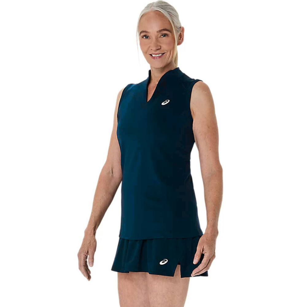 Débardeur Asics Court Tank Bleu Marine Femme