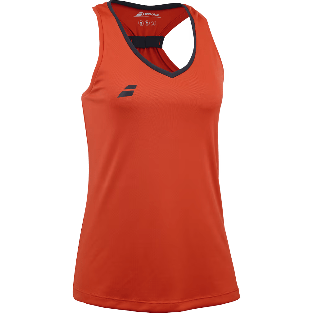 Débardeur Babolat Play Tank Top Rouge/Orange Femme