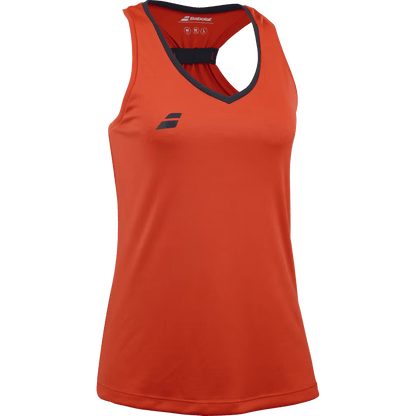 Débardeur Babolat Play Tank Top Rouge/Orange Femme