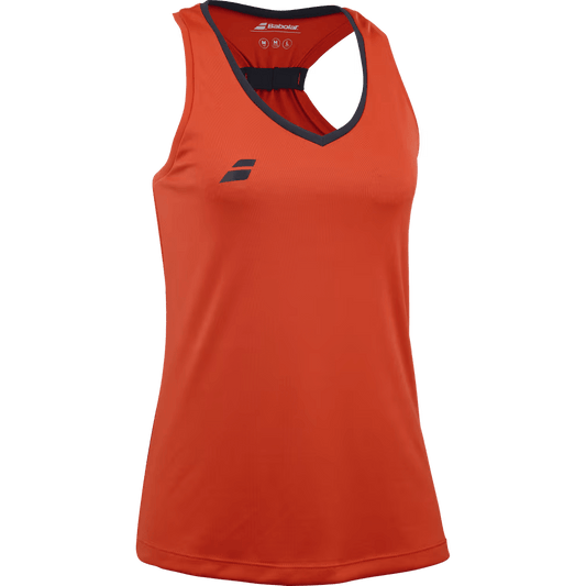 Débardeur Babolat Play Tank Top Rouge/Orange Femme