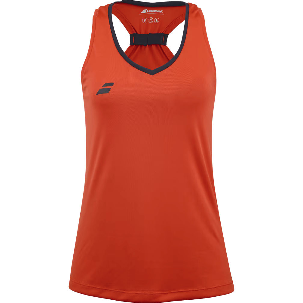 Débardeur Babolat Play Tank Top Rouge/Orange Femme