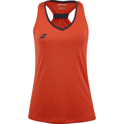 Débardeur Babolat Play Tank Top Rouge/Orange Femme