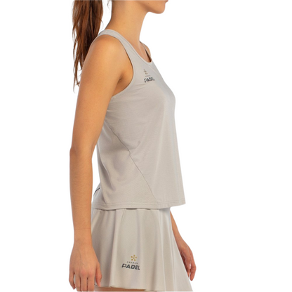 Débardeur Bullpadel Adres Beige Femme