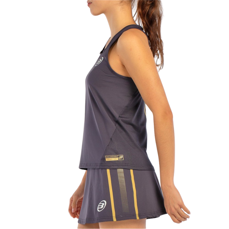 Débardeur Bullpadel Adres Noir Femme