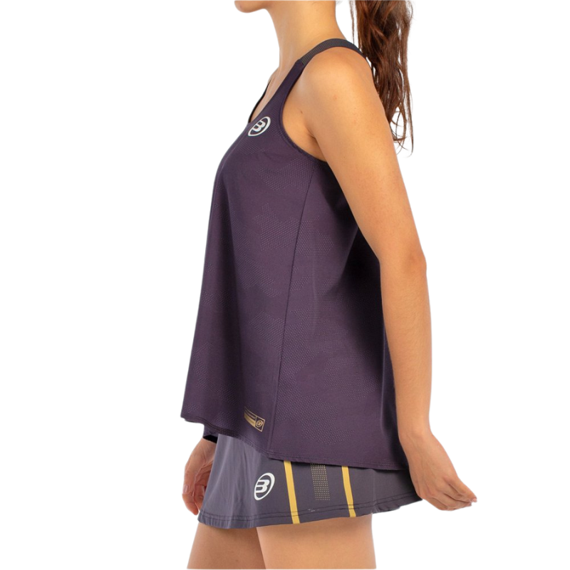 Débardeur Bullpadel Agore Noir Femme
