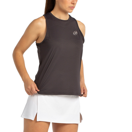Débardeur Bullpadel Etilo Noir Femme